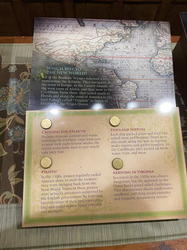 FORA.ElizabethanRoom.TableDisplay.WhichWayToTheNewWorld