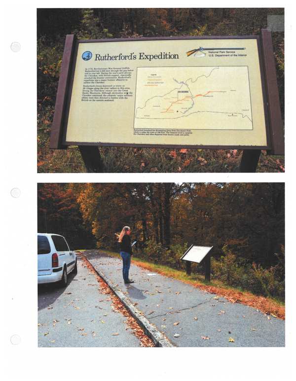 Rutherford Expedition wayside