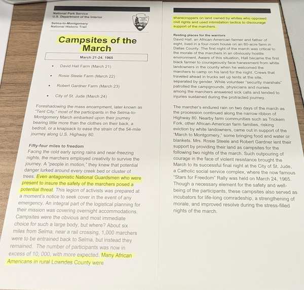 SEMO Rack Card Campsites of the March