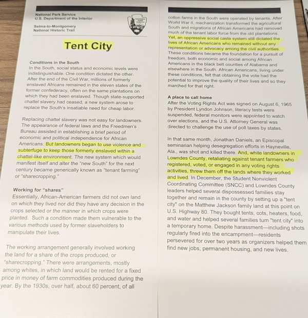 SEMO Rack Card Tent City