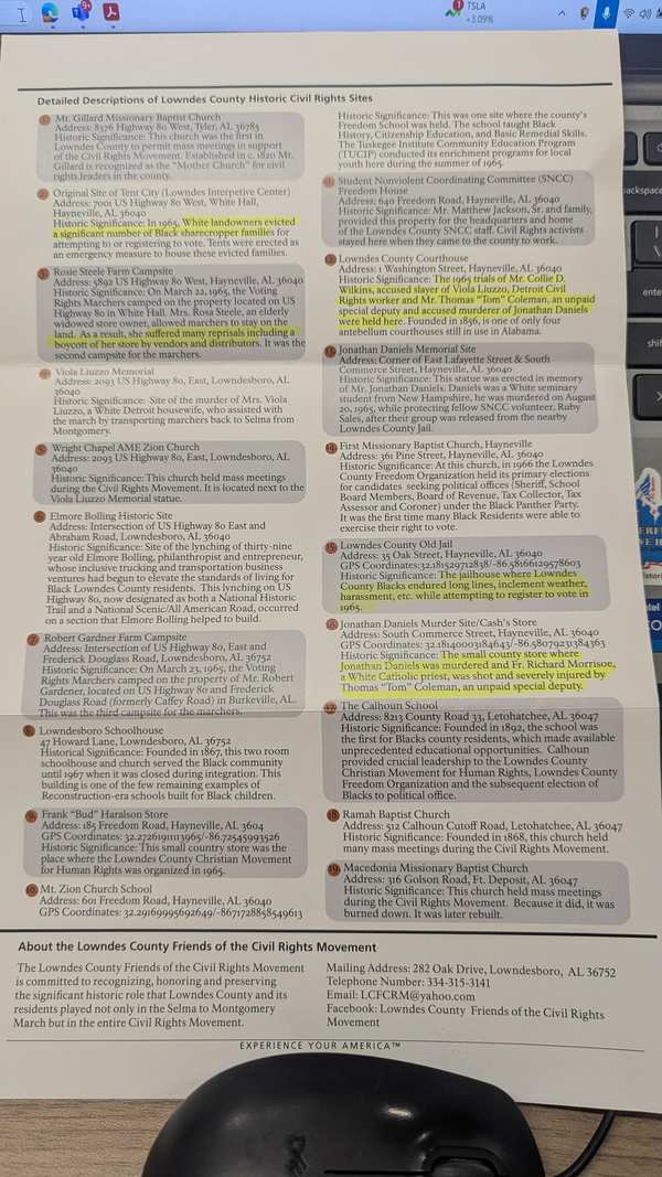 SEMO Lowndes Driving Guide back