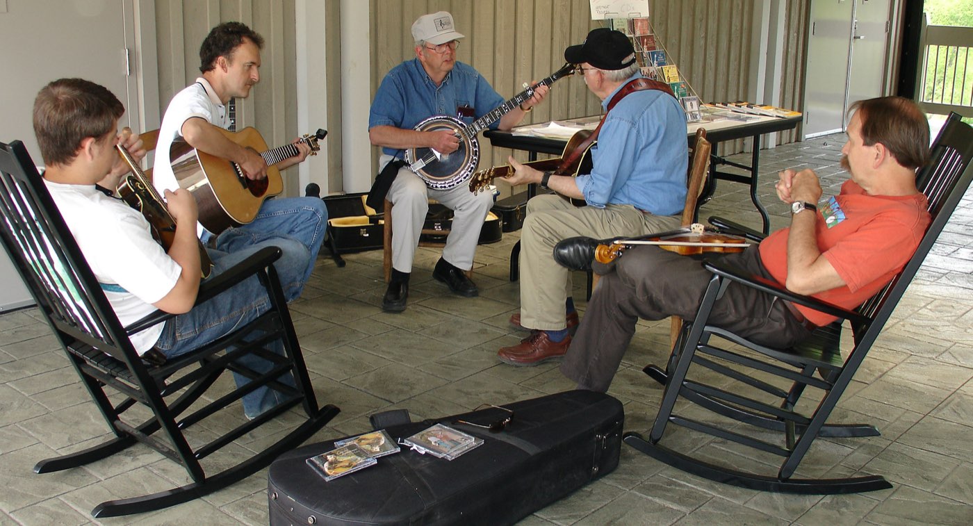 Musicians at the Blue Ridge Music Center