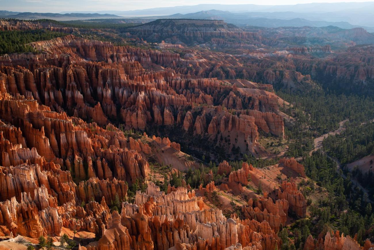 Bryce Amphitheater, whose viewpoints line the first three miles of the park road