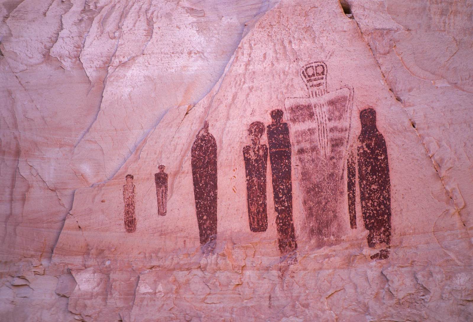 Pictographs from the Great Gallery, Horseshoe Canyon Unit