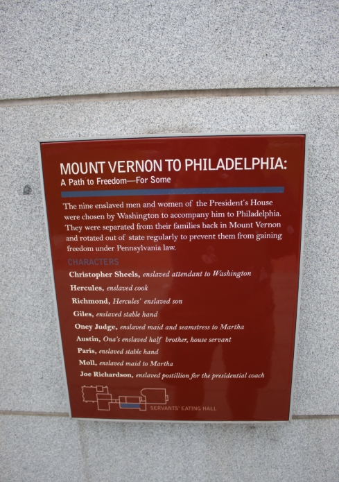 Mount Vernon to Philadelphia - before removal