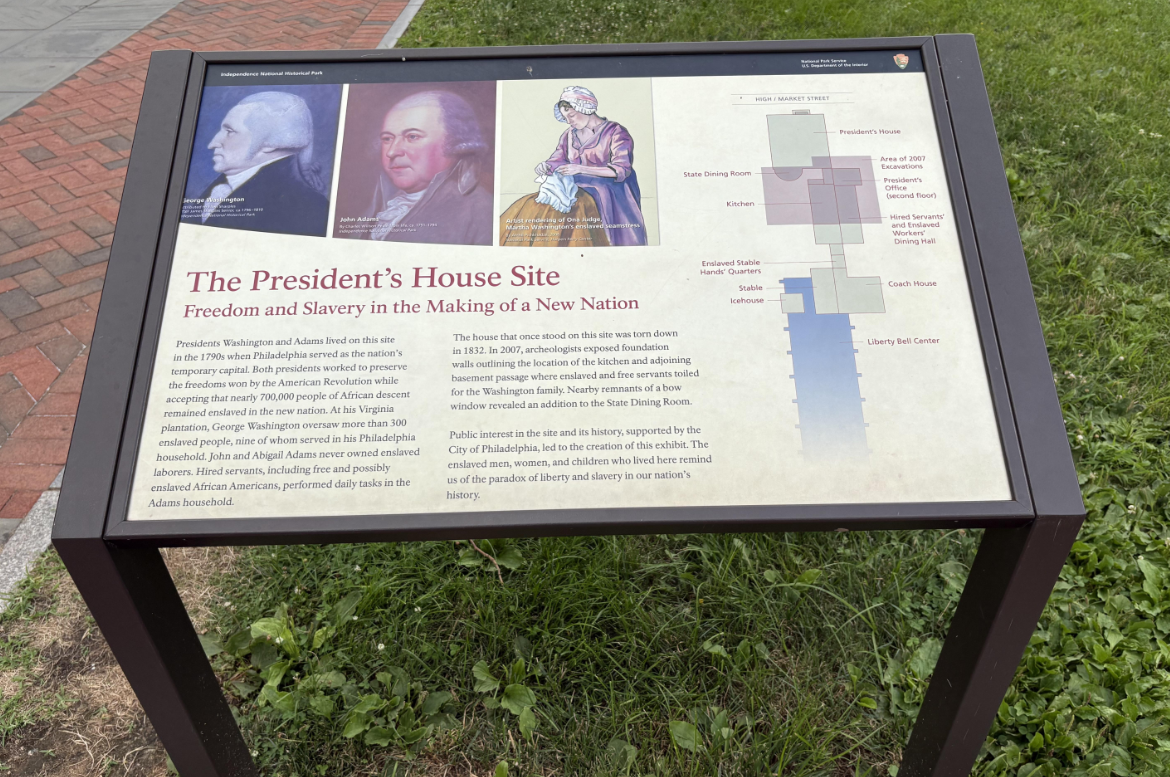 The President's House Site - before removal